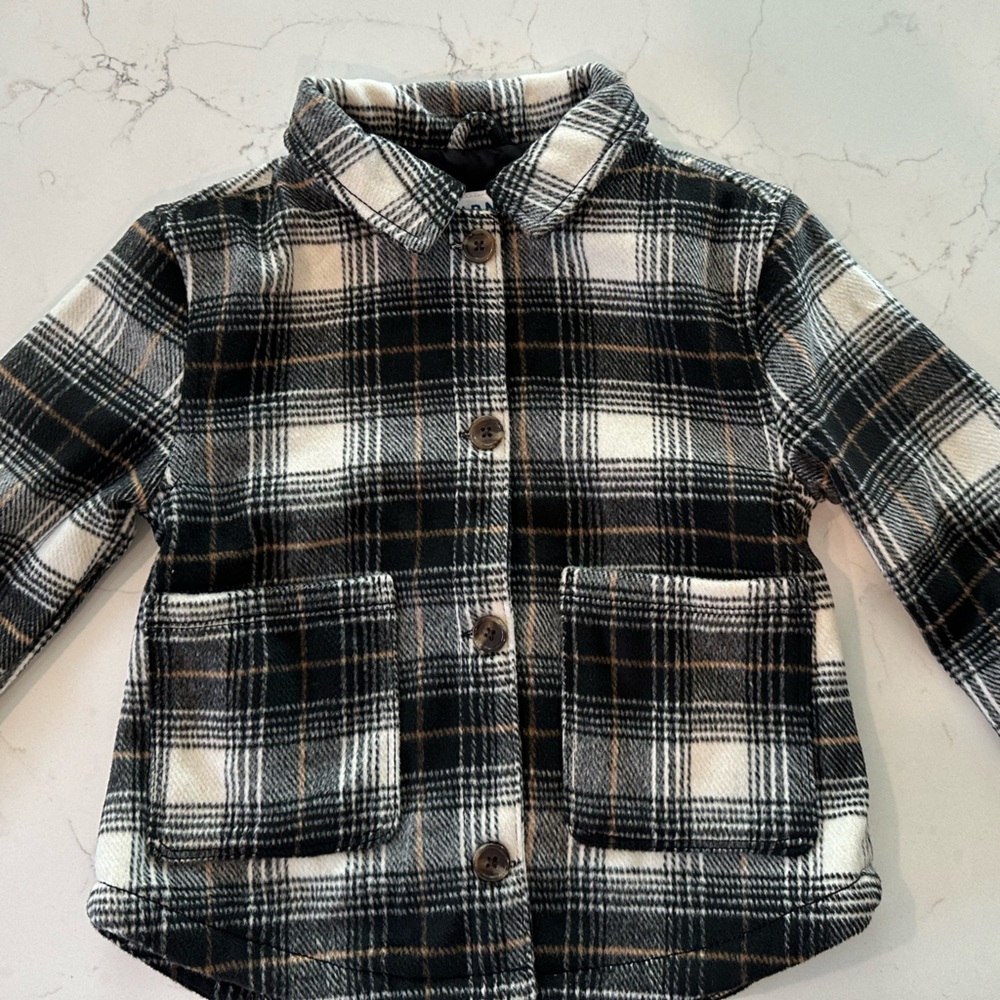 4T Girls Plaid Old Navy Jacket